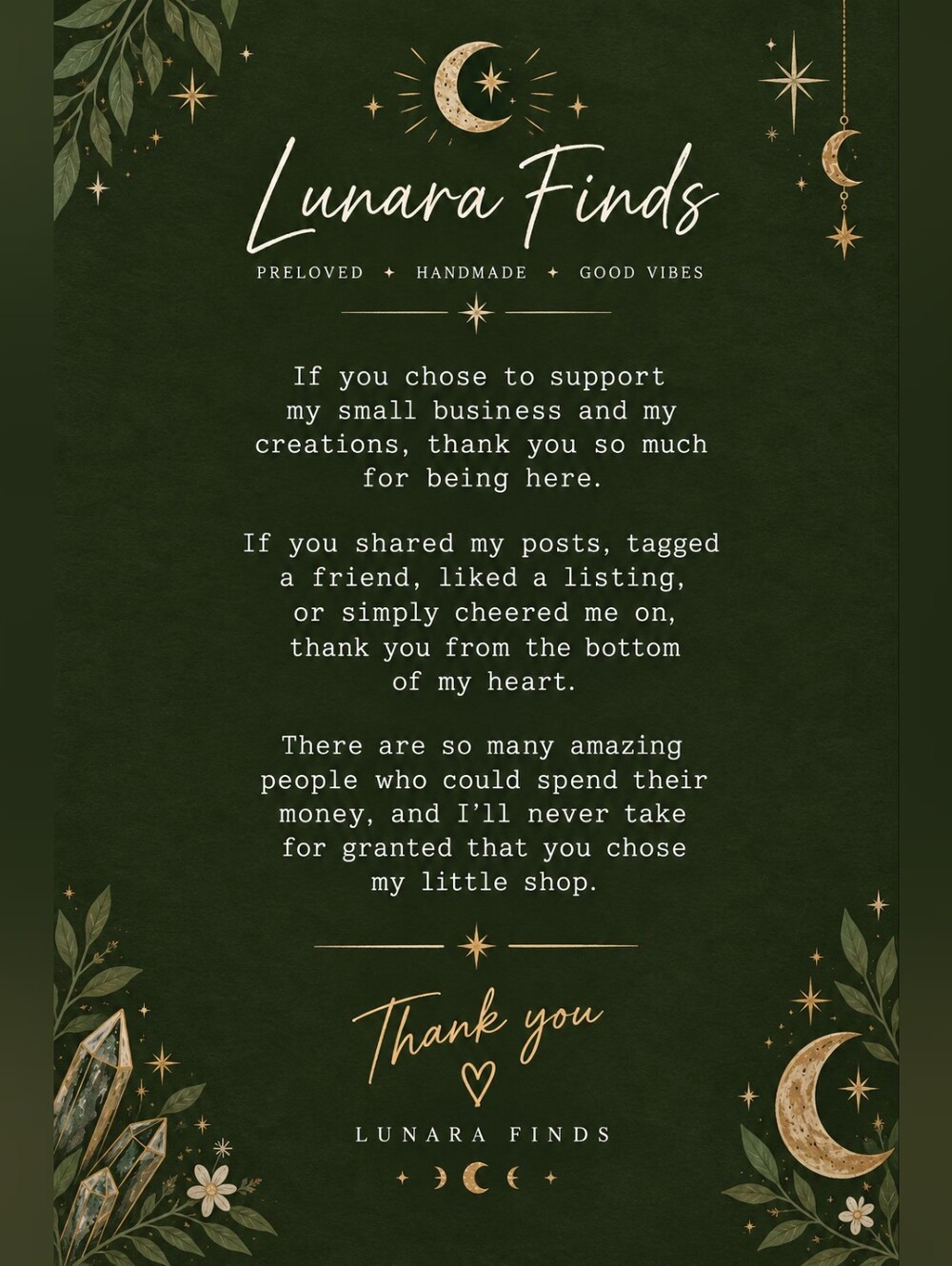 🌼READ LIVE SHOW INFO: LUNARAFINDS 🌼 1-50